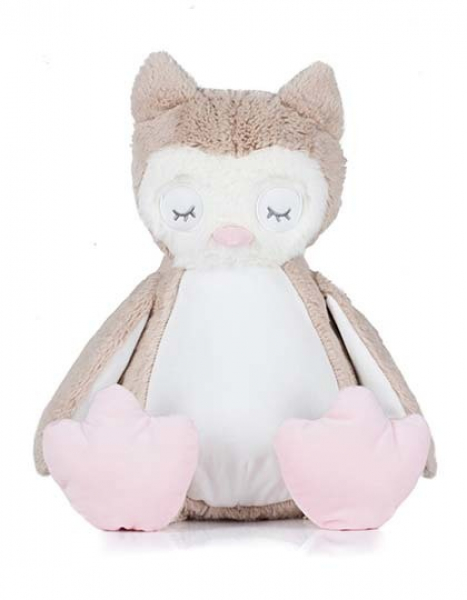 Plüsch Eule Koala Einhorn Pinguin oder Hase (40cm) mit Motiv/Name & Datum